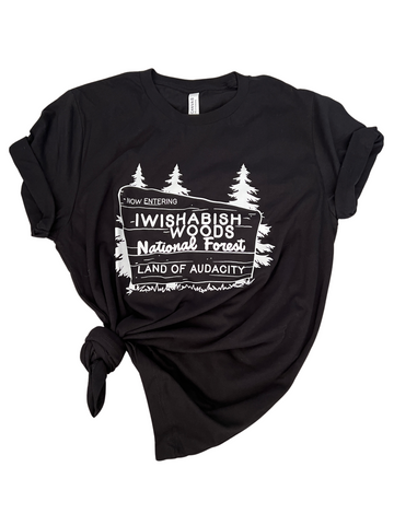'IWISHABISHWOODS' T-Shirt